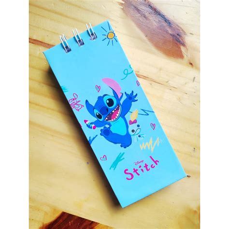 Bloco De Notas Stitch Check List Shopee Brasil