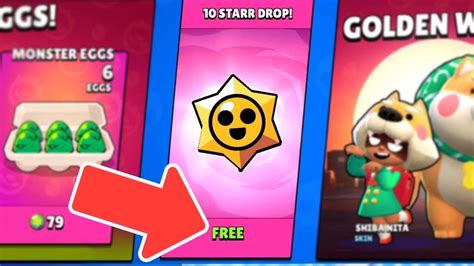 10 Starr Drops Free Brawl Stars Youtube