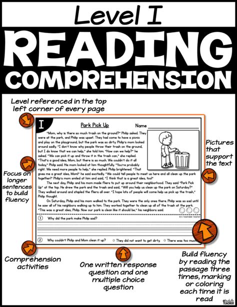 Level I Reading Comprehension Passages And Questions Set Two A