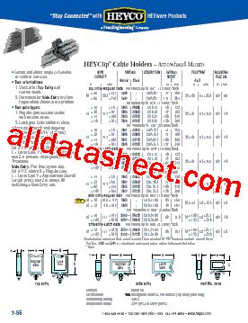 B Datasheet Pdf Heyco