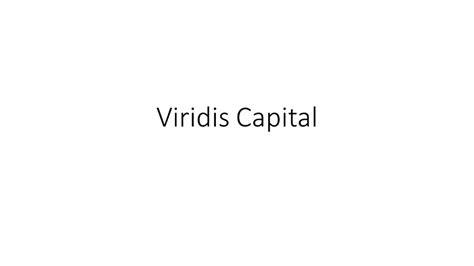 Viridis Capital Member Of The World Alliance