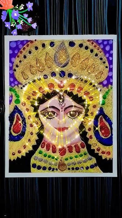 Mata Rani Painting With Oil Pastel Colour 🙏 ️ ️shorts Youtube