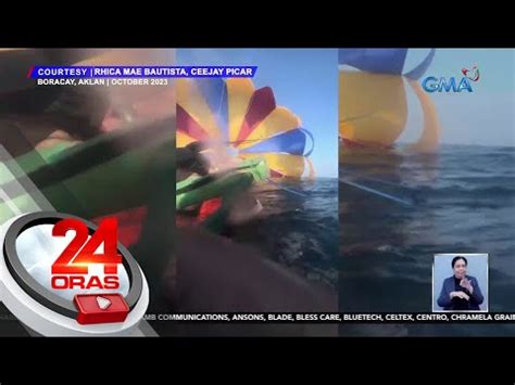 Magkasintahan Na Nagpa Parasail Bumagsak Mula Ere Nang Sumabit Sa