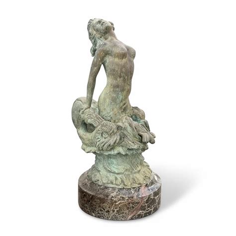 Italian Bronze Nude Statue Star Island Estate Devonshire