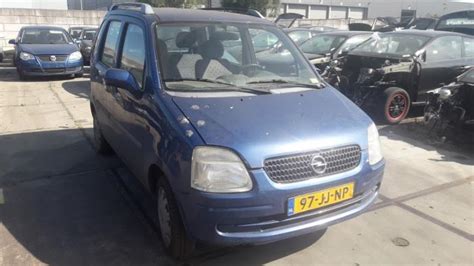 Opel Agila 1 2 16V Sloopvoertuig 2002 Blauw Auto Samsen B V