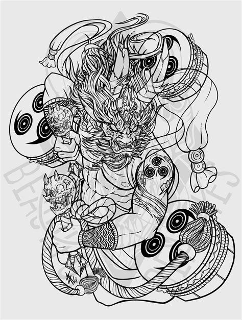 Details 77 Raijin Tattoo Designs Incdgdbentre