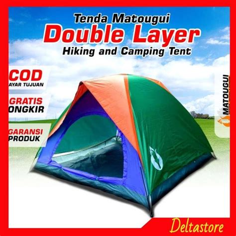 Jual Tenda Camping Hiking Matougui Double Layer Kapasitas Orang