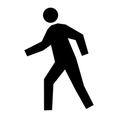 Pedestrian Symbol - ClipArt Best