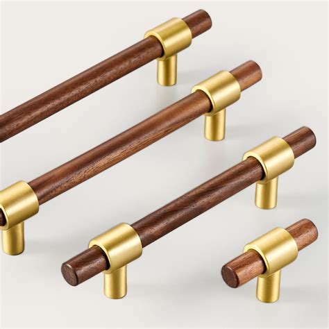 Circa Walnut And Solid Brass Handles Meraki