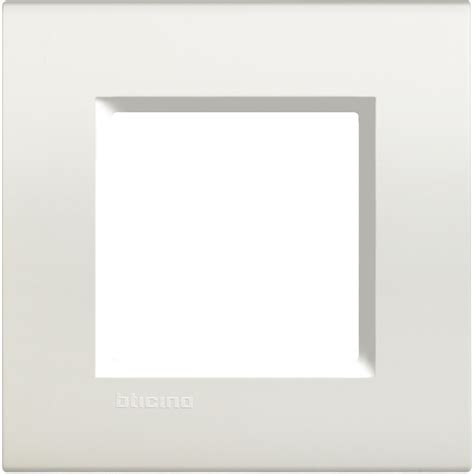 Placa embellecedora Livinglight de color Blanco 2 módulos LNA4802BI