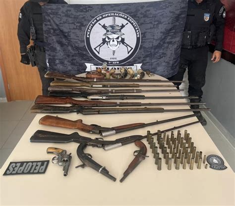 Em Uma Semana PM Apreende 30 Armas De Fogo E Quase 6Kg De Droga Em