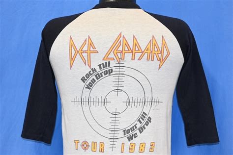 S Def Leppard Pyromania Rock Til You Drop Tour Gem