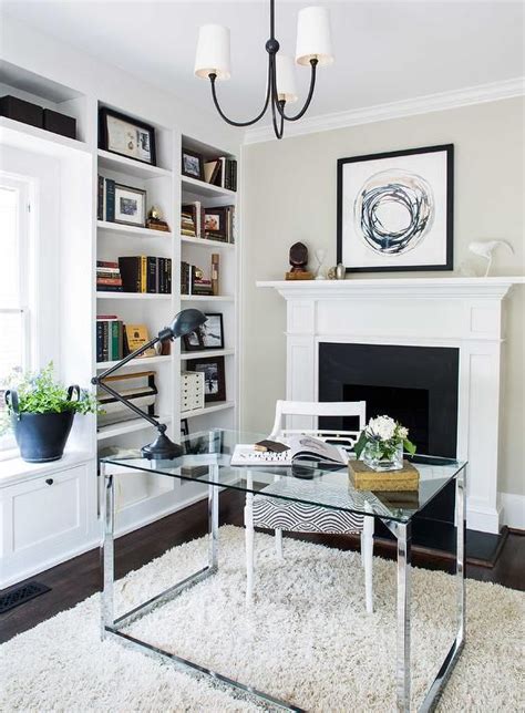 Modern Home Office Glass Desk