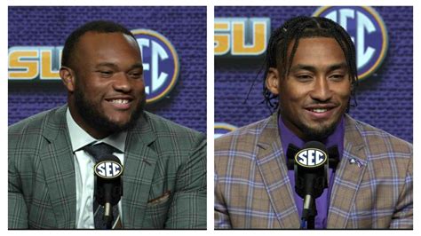 Watch Lsu Mekhi Wingo And Josh Williams At Sec Football Media Days