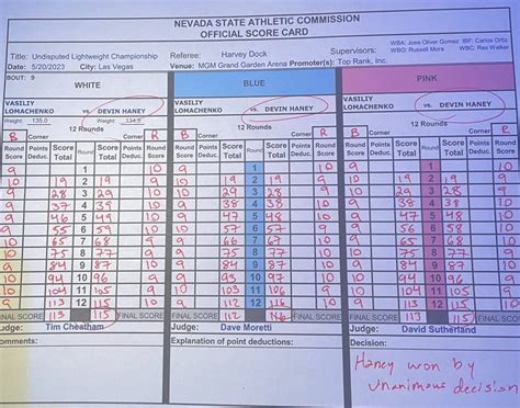 Devin Haney Beats Lomachenko By Close Decision Boxing Results