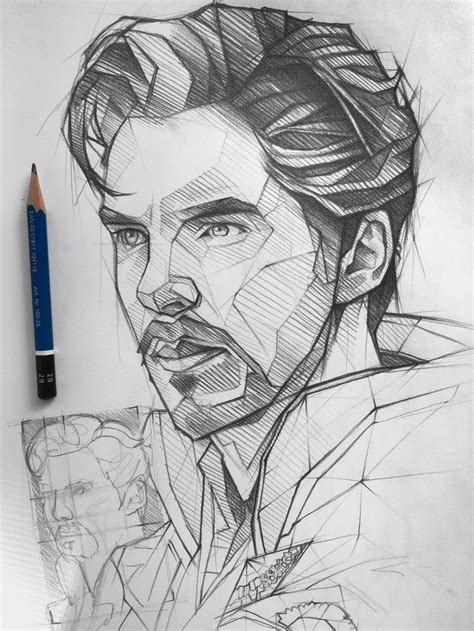 Dr Strange Sketch Marvel Art Drawings Marvel Drawings Realistic