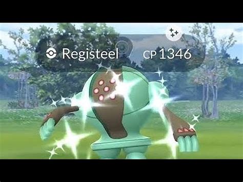 Hunting Shiny Registeel On Raid Hour PokemonGo YouTube