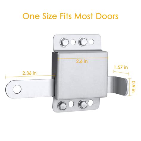 Snapklik.com : Garage Door Side Lock Latch - Security Slide Door Locks