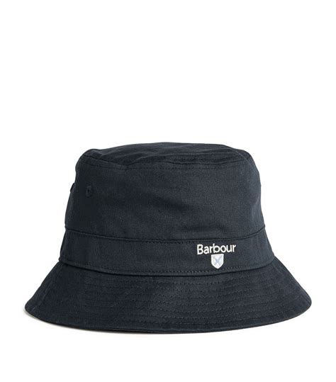 Mens Barbour Navy Cascade Bucket Hat Harrods Uk