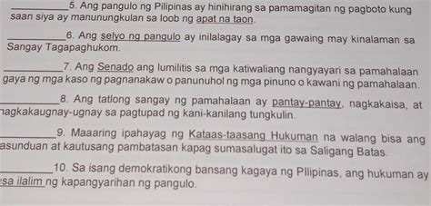 Tukuyin Kung Tama O Mali Ang Isinasaad Ng Mga Pahayag Isulat Sa Linya