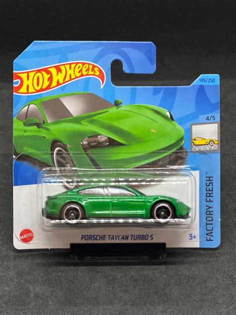 Hot Wheels Porsche Taycan Turbo S Green Carshoping