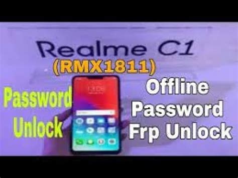 Realme C Rmx Pattern Pin Password Unlock Using Easy Jtag Plus