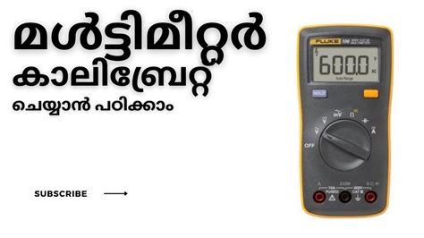 Multimeter calibrate - YouTube