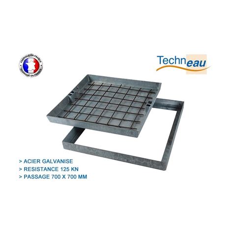 Tampon A Paver Passage 700x700mm Hauteur 80mm Pour Regard Exterieur