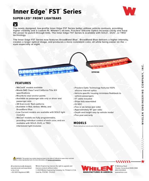 Whelen Lighting Catalog Shelly Lighting