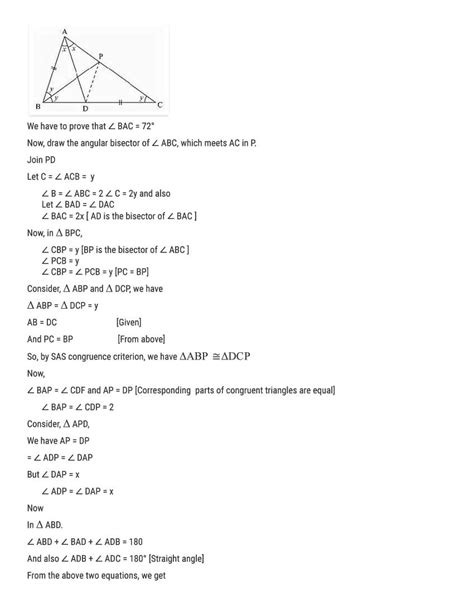 Rd Sharma Solutions For Class Congruent Triangles Exercise Pdf