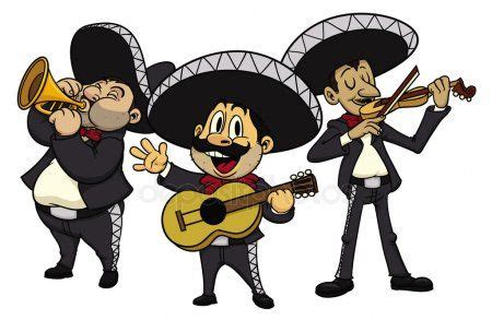 Mariachi Cartoon People Mariachi Mexican Art