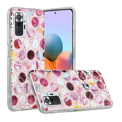 Other Coque En Tpu Épissage De Modèle De Marbre De Galvanoplastie Imd Cercle Pour Votre Xiaomi