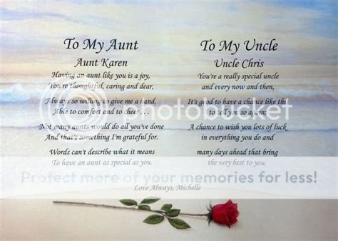 Aunt And Uncle Personalized Poem Christmas T Idea Ebay