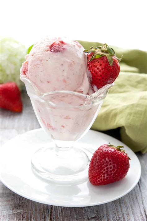 Keto Strawberry Ice Cream Easy No Churn Recipe