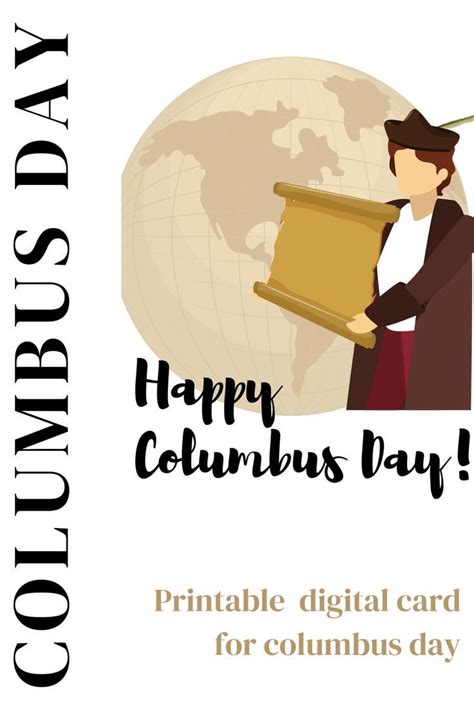 Happy Columbus Day Wishes And Sayings Happy Columbus Day Printable