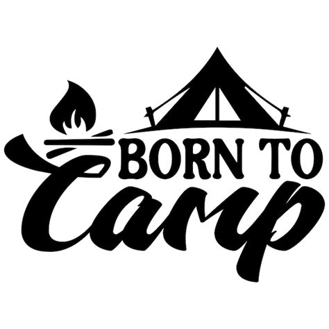 Premium Vector A Black And White Sign That Says Born To Carp