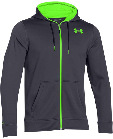 Under Armour Storm Armour® Fleece Full Zip Hoodie In Gray Lyst