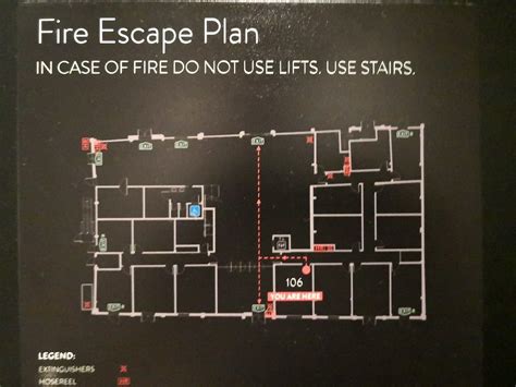 Fire Escape Plan Drawing Autocad, Hobbies & Toys, Stationery & Craft ...