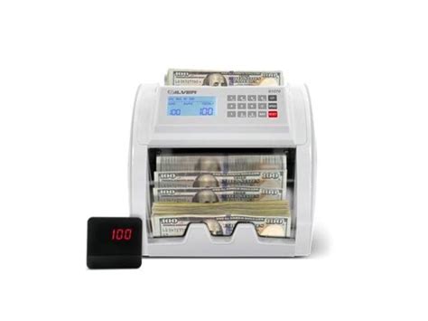 Silver By Accubanker S Powerful Compact Bill Counter Machine With