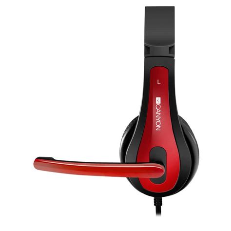 Canyon HSC-1 Auriculares Gaming Negro/Rojo | PcComponentes.com