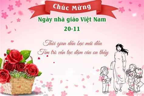 Tạo thiệp chúc mừng ngày nhà giáo Việt Nam 20/11