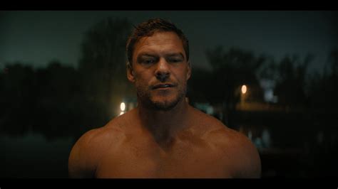 AusCAPS Alan Ritchson Nude In Reacher Smoke On The Water