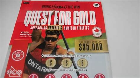 2024 07 14 Ontario Lottery OLG Instant Scratch Ticket 2445 2 Quest