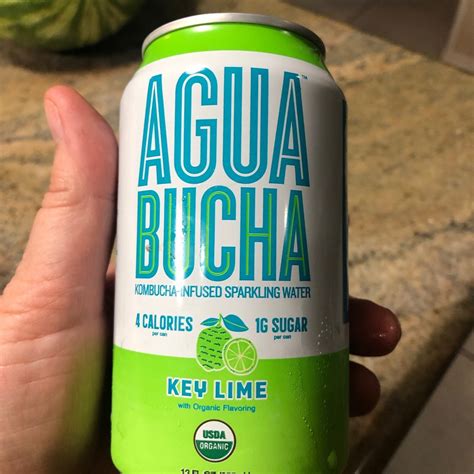 Agua Bucha Key Lime Kombucha Infused Sparkling Water Reviews Abillion