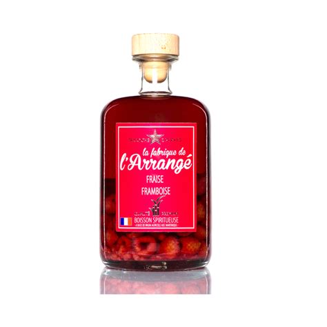 Rhum Arrangé Fraise Framboise 70cl La Cave Lavalloise