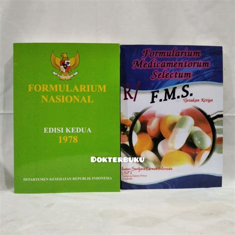 Paket Buku Farmasi Formularium Nasional Dan F M S Lazada Indonesia