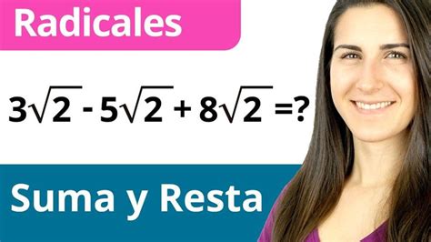 Suma Y Resta Con Radicales Youtube Algebra Homeschool