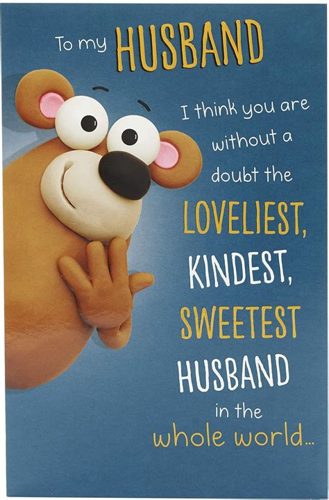 Husband Birthday Card For Him Funny Joke Birthday Card Amazon Co