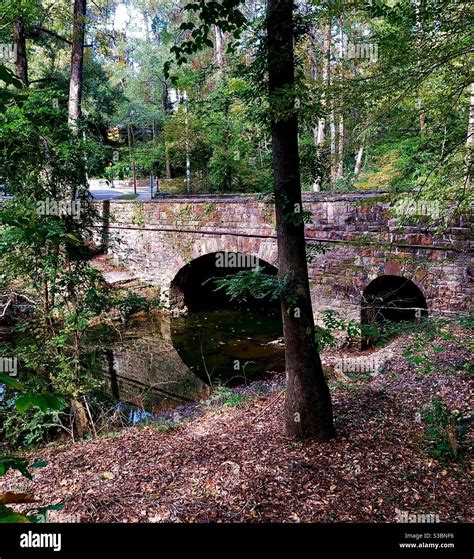 Bridge Over Stream Stock Photo Alamy