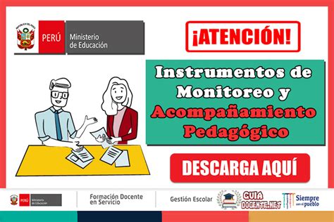 Instrumentos de Monitoreo y Acompañamiento Pedagógico Guía Docente